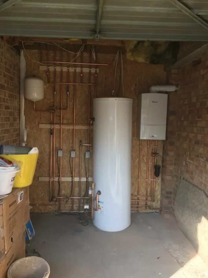 Boiler and pipework
